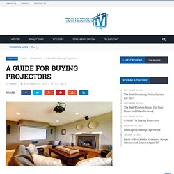 A Guide For Buying Projectors