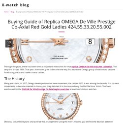 Buying Guide of Replica OMEGA De Ville Prestige Co-Axial Red Gold Ladies 424.55.33.20.55.002 - X-watch blog