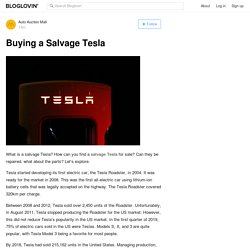 Buying a Salvage Tesla