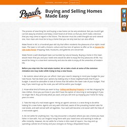 Buying and Selling Homes Made Easy
