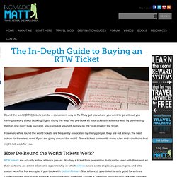 The In-Depth Guide to Buying an RTW Ticket