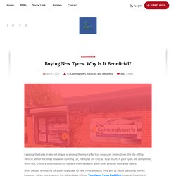 Buying New Tyres: Why Is It Beneficial? - Pdf Slider