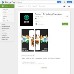 Buzzer : An Indian App