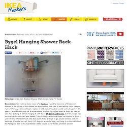 Bygel Hanging Shower Rack Hack
