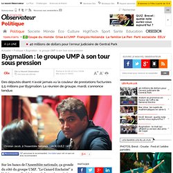 Bygmalion : le groupe UMP à son tour sous pression