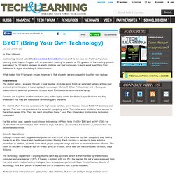 BYOT (Bring Your Own Technology)