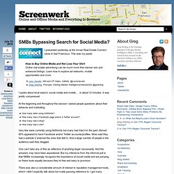 SMBs Bypassing Search for Social Media?