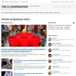 Bystander effect – News, Research and Analysis – The Conversation – page 1