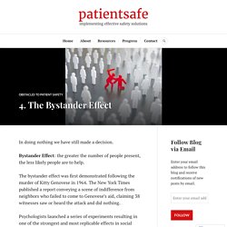 (Article) Factors contribute to the bystander effect