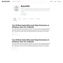 BytesWiki (byteswiki) on Bloglovin’