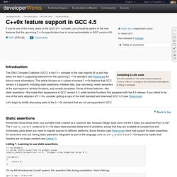 C++0x feature support in GCC 4.5 - Vimperator