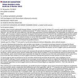 Clause assurance et vol sans violence - C Cass 03/02/2011