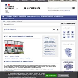 C.I.O. de Sainte-Geneviève-des-Bois: s'inscrire à la newsletter