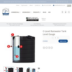 C-Level Rainwater Tank Level Gauge