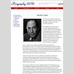 C.S. Lewis Biography - Biography Online