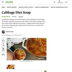Cabbage Diet Soup Recipe