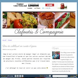 Dos de cabillaud en croûte d'épices - Clafoutis & Compagnie