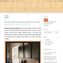 All you need to know about cabinets refacing - JWood Refinishing