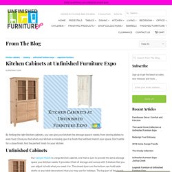 Kitchen Cabinets at Unfinished Furniture Expo - UnfinishedFurnitureExpo