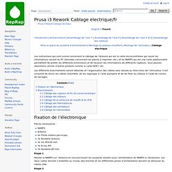 Prusa i3 Rework Cablage electrique/fr