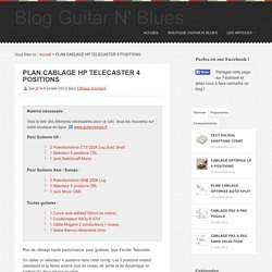 PLAN CABLAGE HP TELECASTER 4 POSITIONS