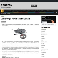 Cable Grips Wire Rope In Kuwait - Postesy
