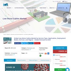 Low Noise Cables Market - In-Deep Analysis Focusing on Market Share