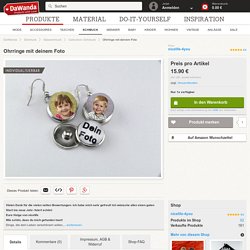 Cabochon Schmuck - Ohrringe mit deinem Foto - ein Designerstück von nicelife bei DaWanda