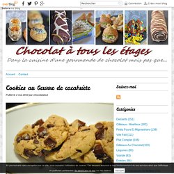 Cookies au beurre de cacahuète - Blog cuisine avec du chocolat ou Thermomix mais pas que