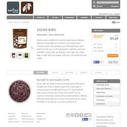 Organic Cacao Nibs - Certified Organic, Raw, Kosher - Navitas Naturals