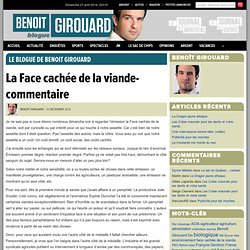 La Face cachée de la viande-commentaire « Le blogue de Benoit Girouard