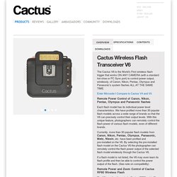 Cactus Wireless Flash Transceiver V6