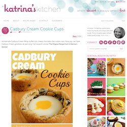 Cadbury Cream Cookie Cups Recipe