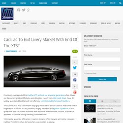 Cadillac Won't Offer New Livery Vehicle