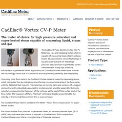 Cadillac® Piezo Electric Vortex (CV-P) Meter - Energy