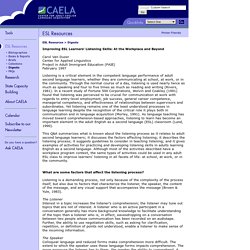 CAELA: ESL Resources: Digests
