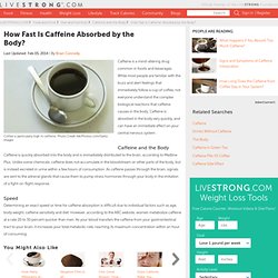How Fast Is Caffeine Absorbed By The Body?