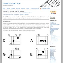 The CAGED System 1: Basic Chords