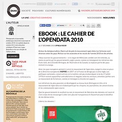 Ebook : le cahier de l’OpenData 2010