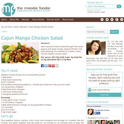 Cajun Mango Chicken Salad