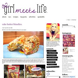 girl meets life. - StumbleUpon