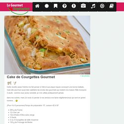 Cake de courgettes