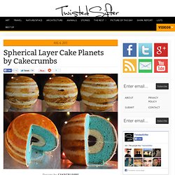 Spherical Layer Cake Planets by Cakecrumbs