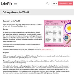 Caking all over the World cake artists against Covid 19