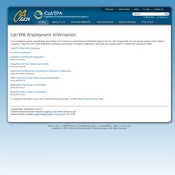 l/EPA Employment Information