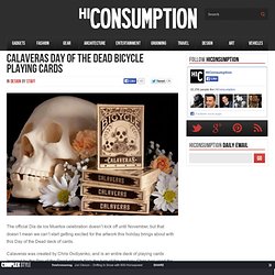 Calaveras Day of the Dead Bicycle Playing Cards
