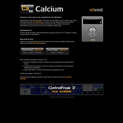 Calcium - Fast free calculator for S60