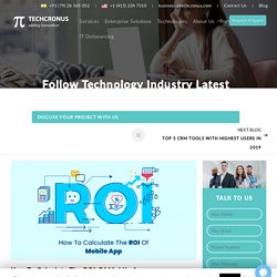 How To Calculate The ROI Of Mobile App - Techcronus
