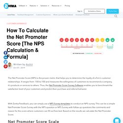 How To Calculate the Net Promoter Score [The NPS Calculation & Formula]