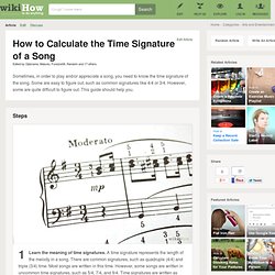 How to Calculate the Time Signature of a Song: 5 Steps